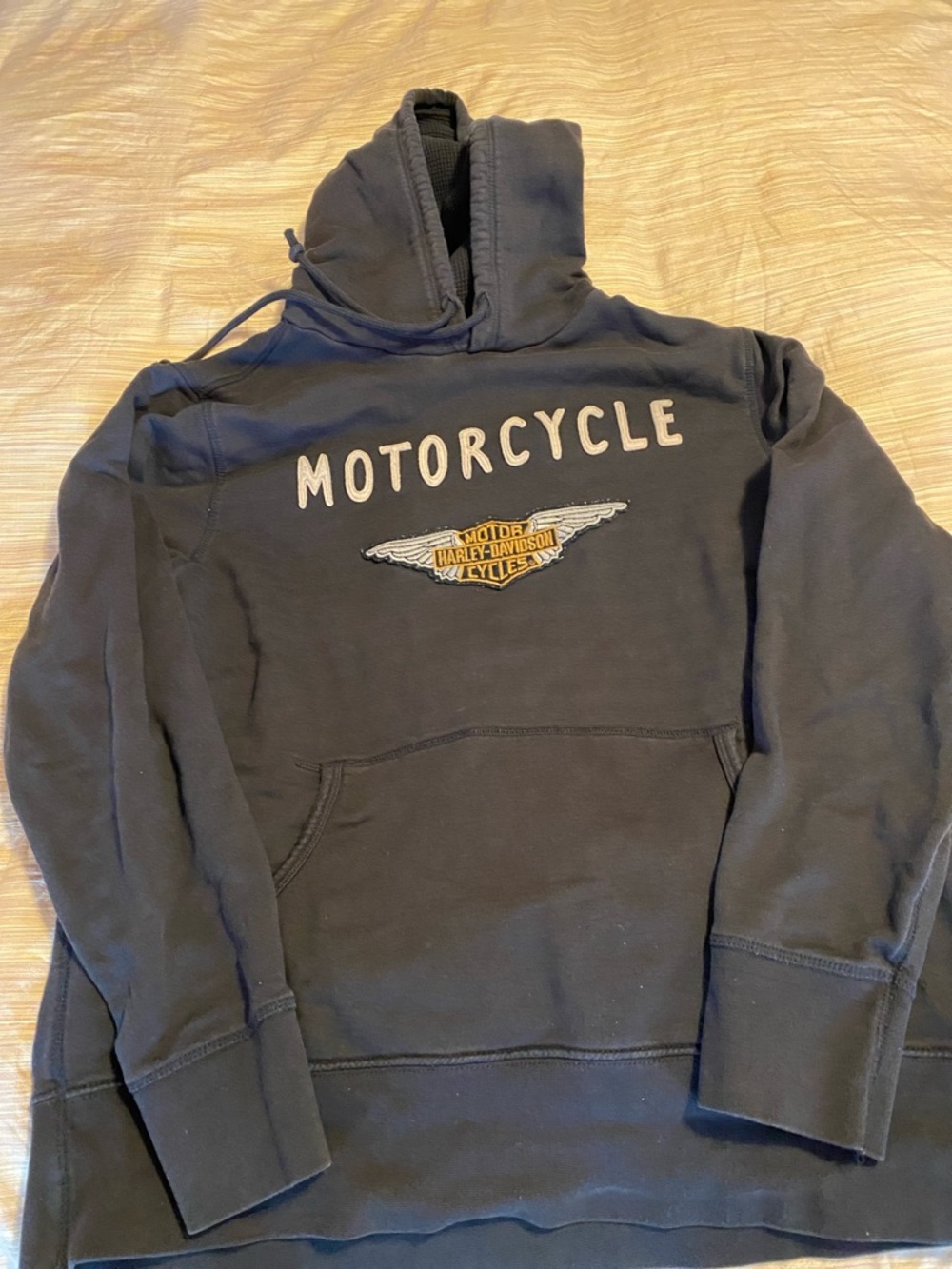 Harley-Davidson Black Men's sweatshirt size L Slim - Picture 2 of 5